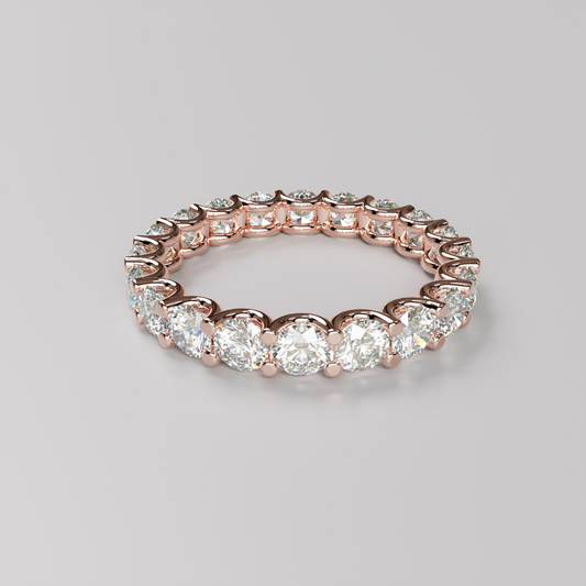 Eternity Ring Bow (M) - Rose Gold