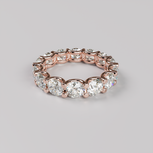 Eternity Ring Bow (L) - Rose Gold