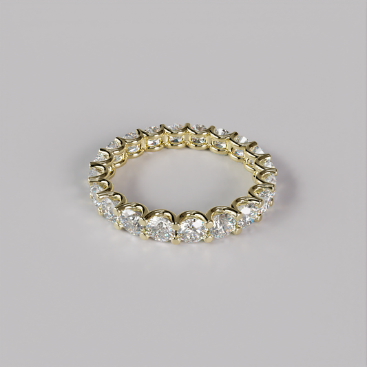 Eternity Ring Bow (M) - Yellow Gold