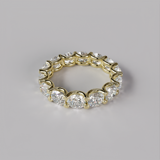 Eternity Ring Bow (L) - Yellow Gold