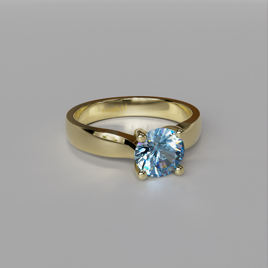 The Love Classic Blue - Yellow Gold
