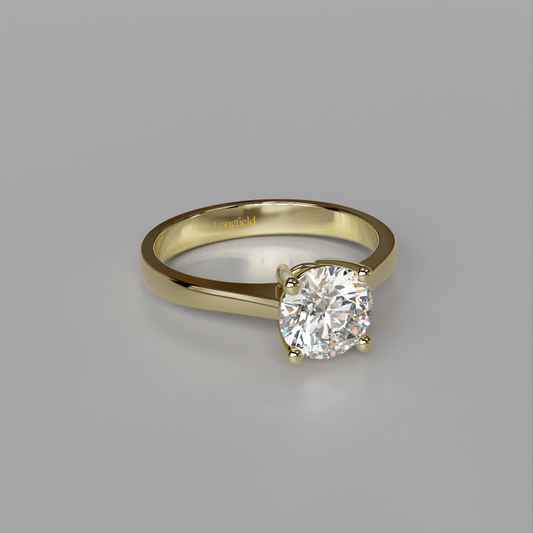 The Love Solitaire - Yellow Gold