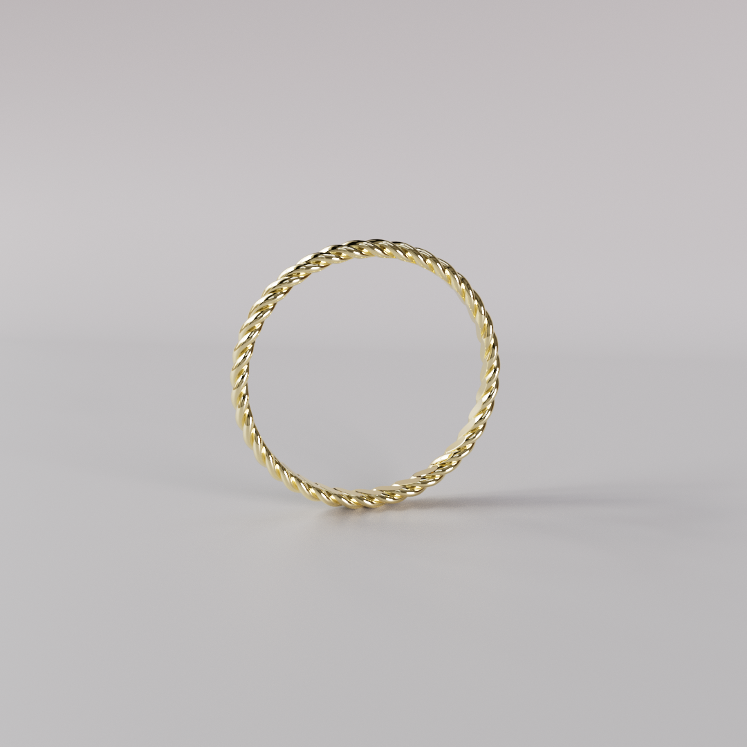Stacking Twisted Ring