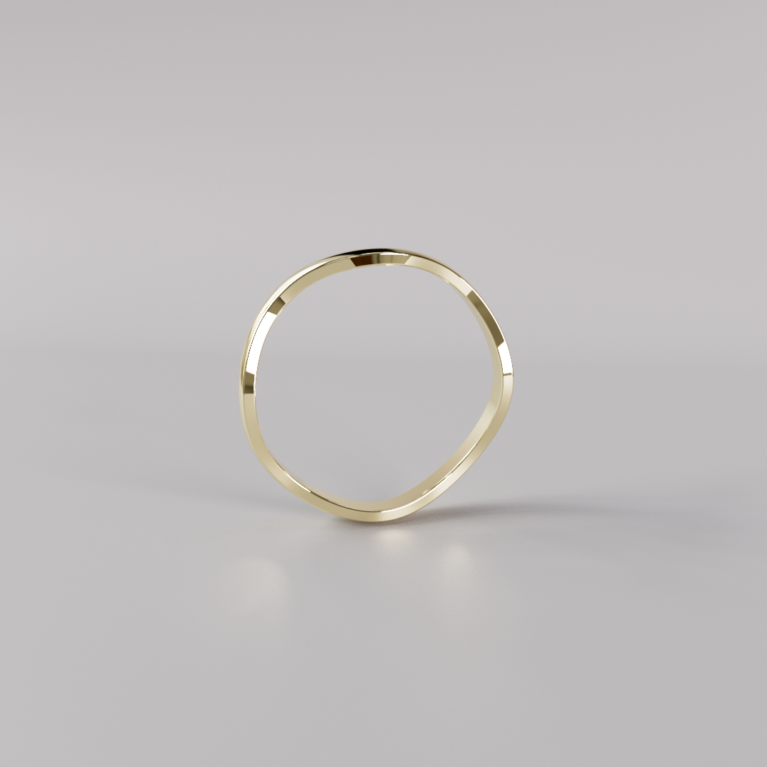 Stacking Curved Ring