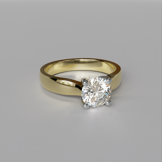 The Love Classic - Two Tone Yellow White Gold