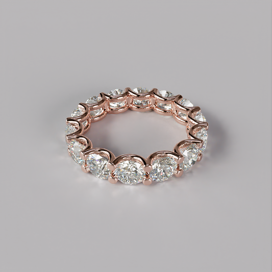 Eternity Ring Bow (L) - Rose Gold
