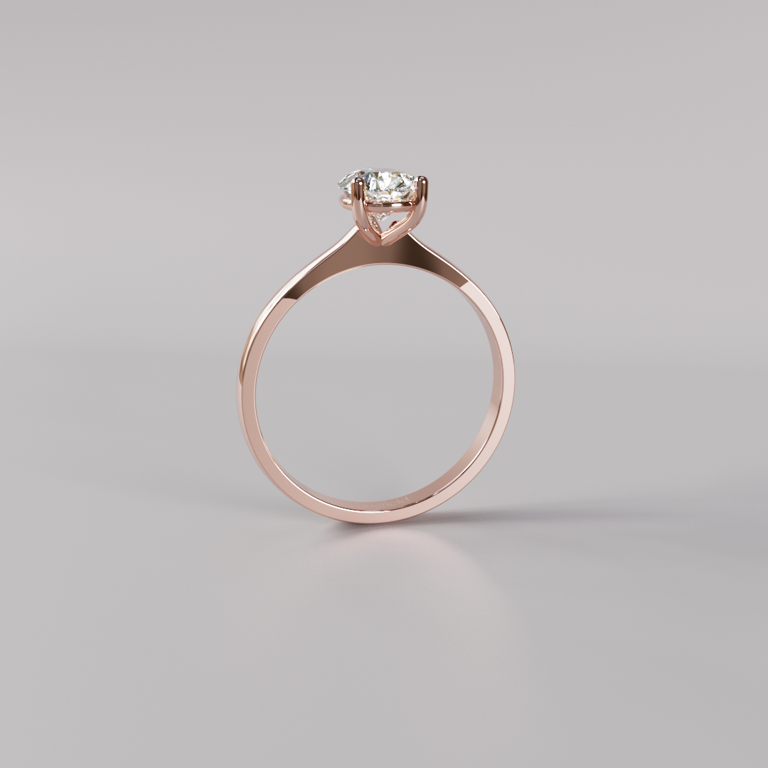 Pear Diamond Ring - 1ct