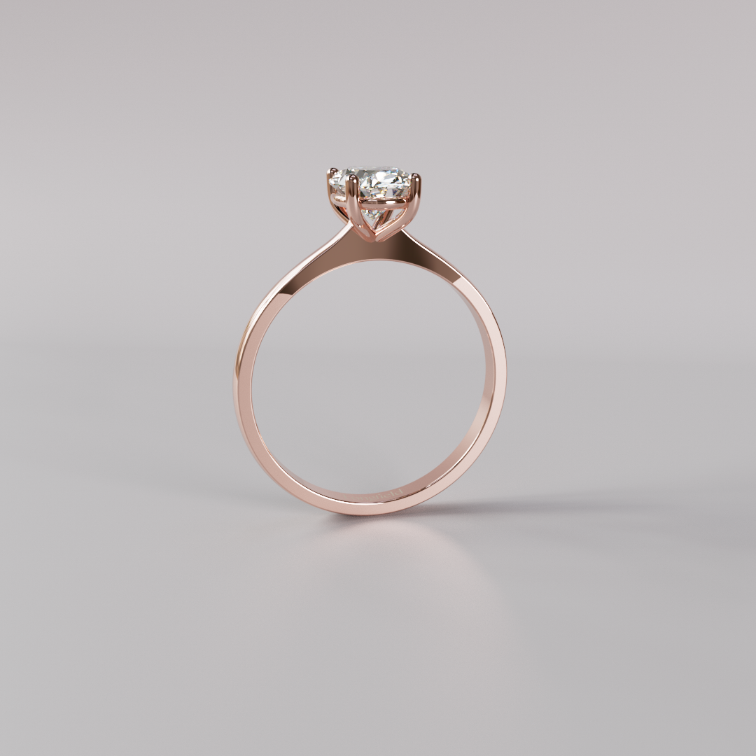 Oval Diamond Ring - 1ct