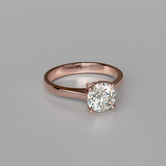 The Love Solitaire - Rose Gold