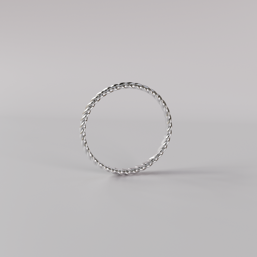 Stacking Twisted Ring