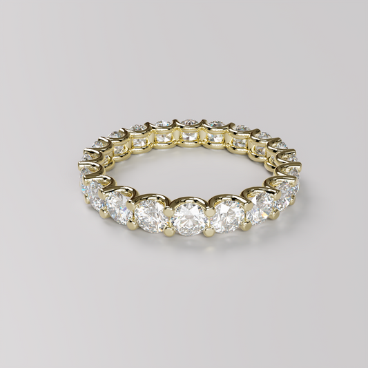 Eternity Ring Bow (M) - Yellow Gold