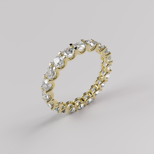 Eternity Ring Bow (M) - Yellow Gold