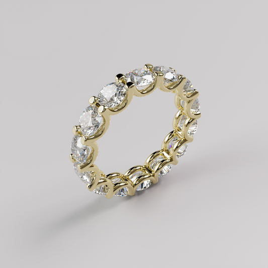 Eternity Ring Bow (L) - Yellow Gold