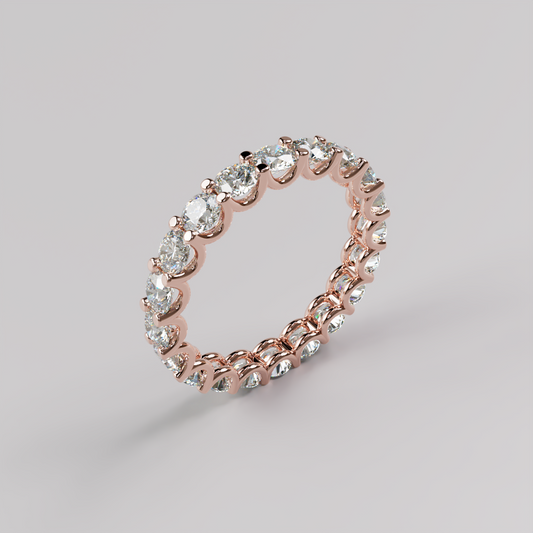 Eternity Ring Bow (M) - Rose Gold