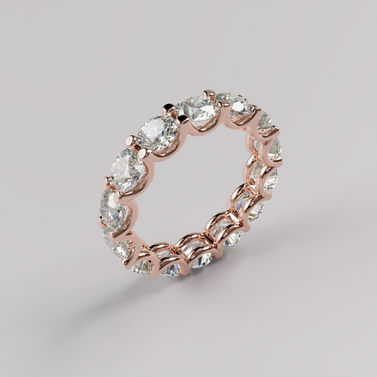 Eternity Ring Bow (L) - Rose Gold