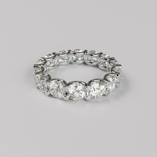 Eternity Ring Bow (L) - White Gold