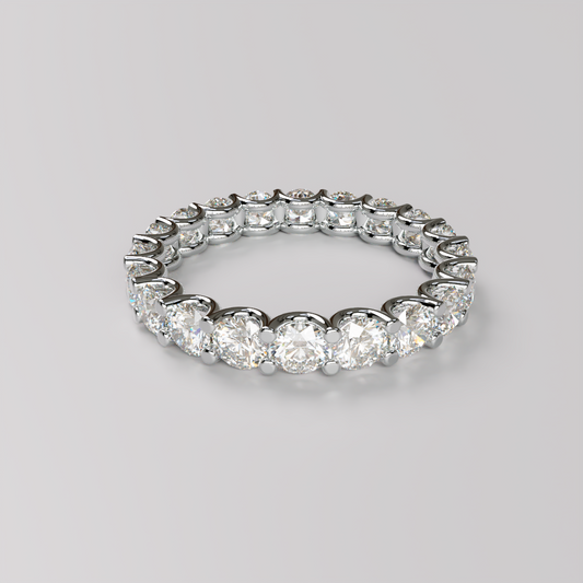 Eternity Ring Bow (M) - White Gold