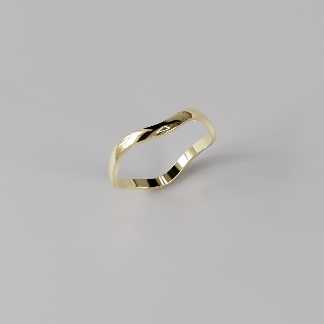 Stacking Curved Ring