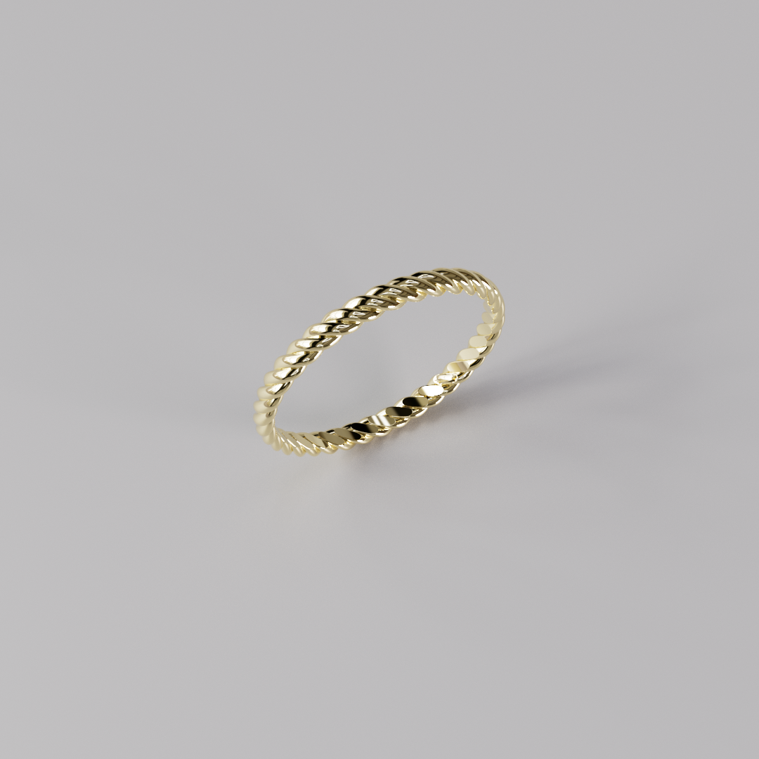 Stacking Twisted Ring
