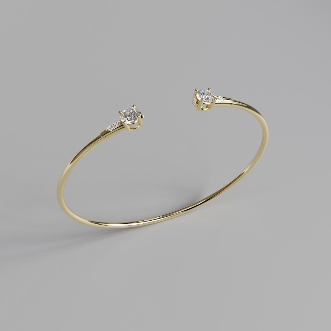 Diamond Bangle - 1.13ct