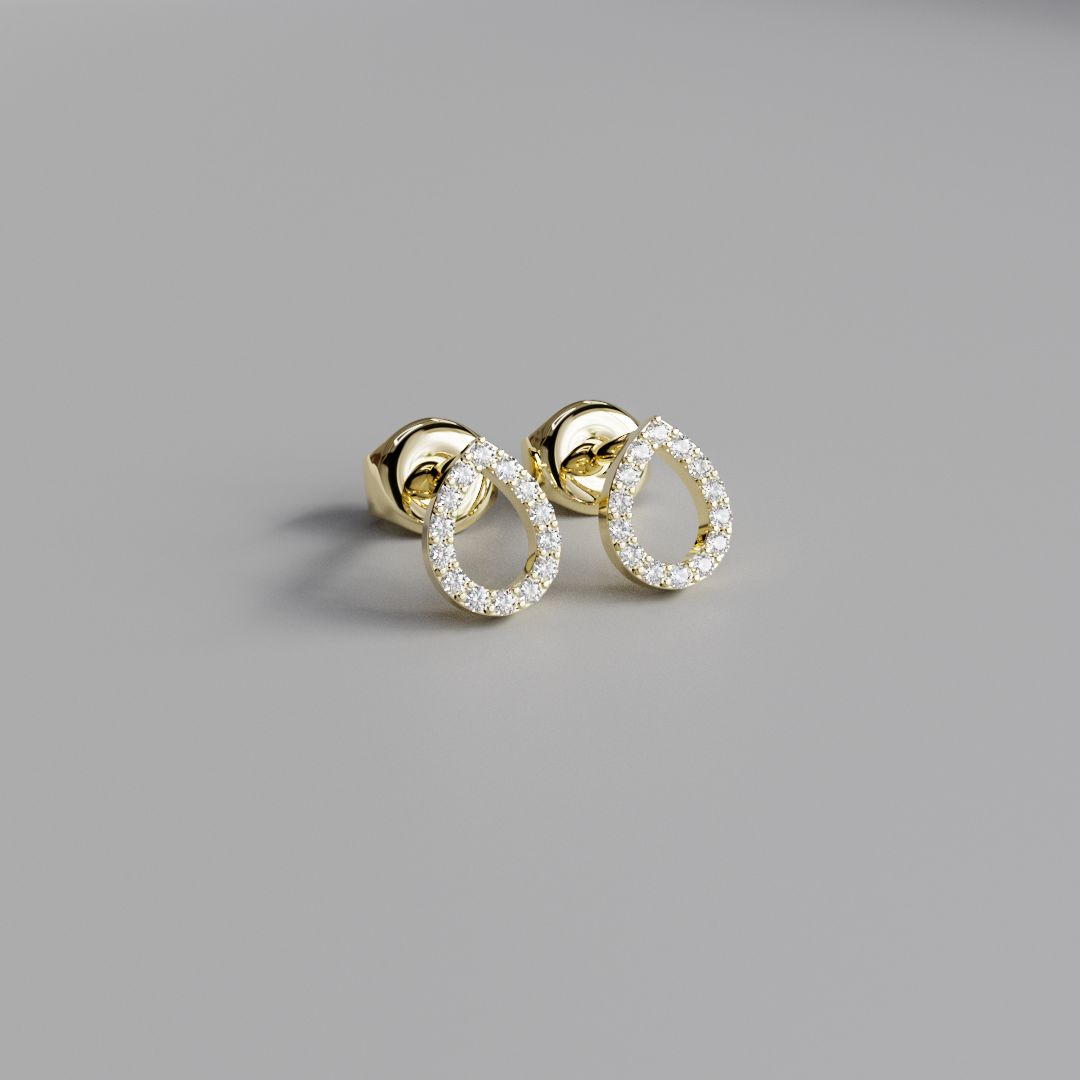 Diamond Drop Earstuds