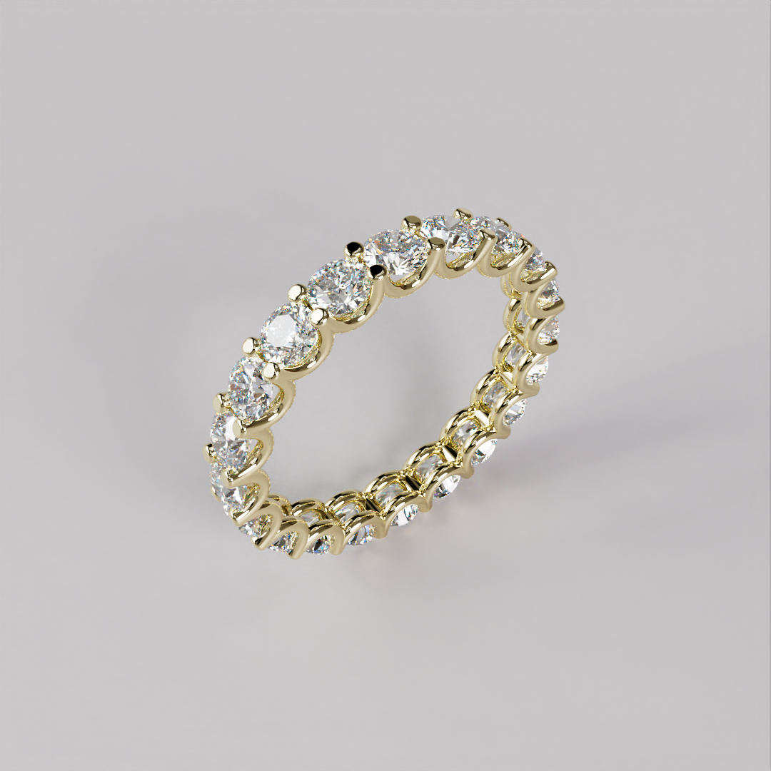 Eternity Ring Bow (M) - Yellow Gold