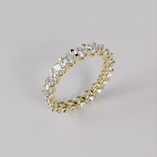 Eternity Ring Bow (M) - Yellow Gold