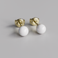 Pearl Earstuds - Yellow Gold