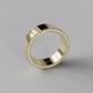 Diamond Band (L) - Yellow Gold