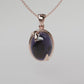 Amethyst Pendant - Rose Gold