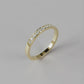 Diamond Row Ring - Yellow Gold