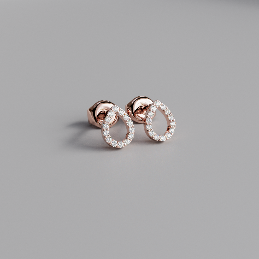 Diamond Drop Earstuds