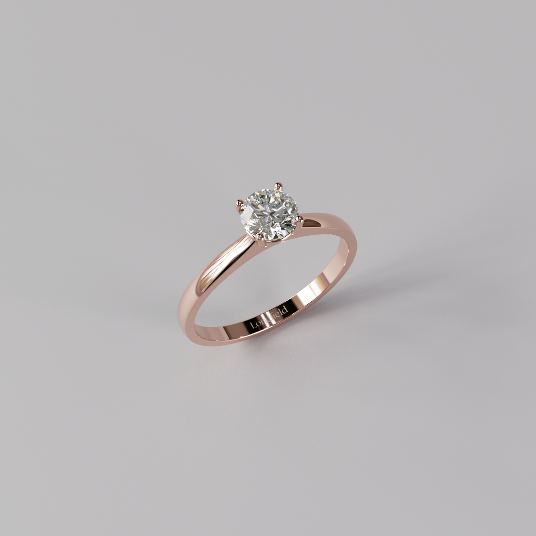 Round Diamond Ring - 0.5ct