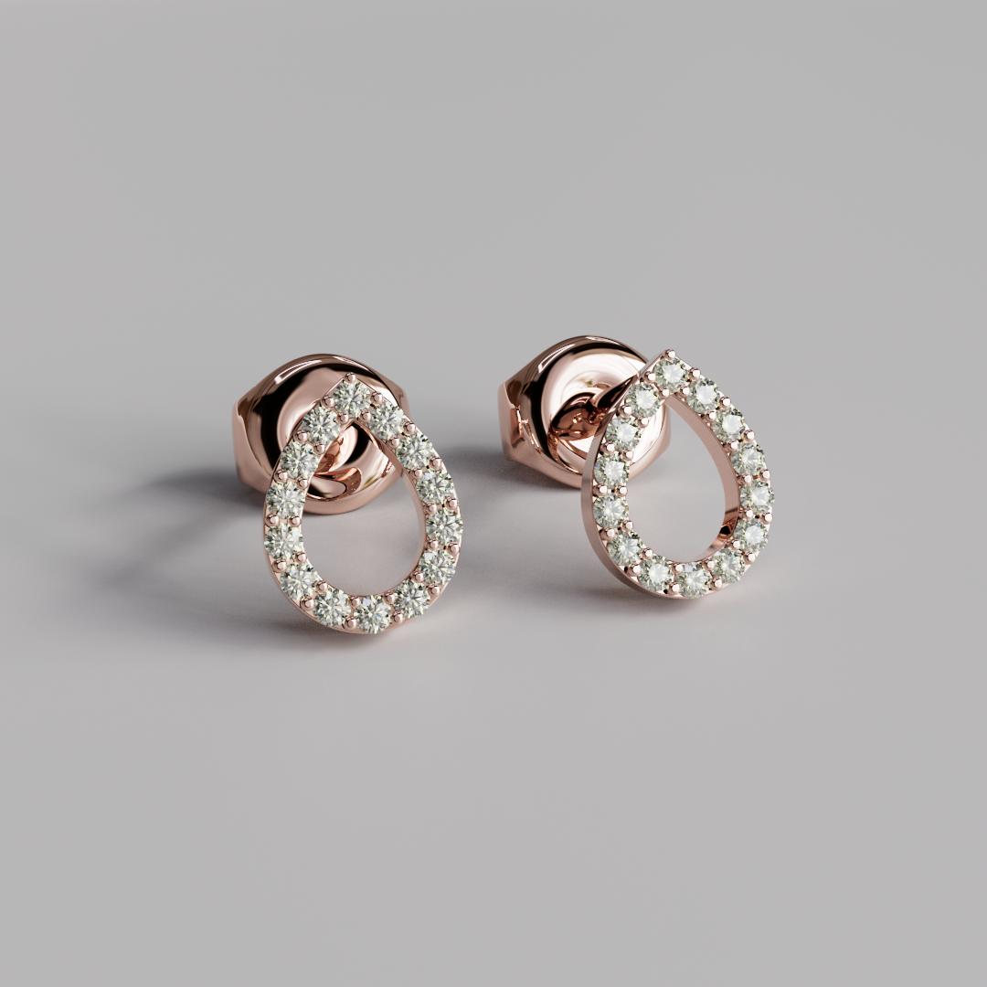 Diamond Drop Earstuds