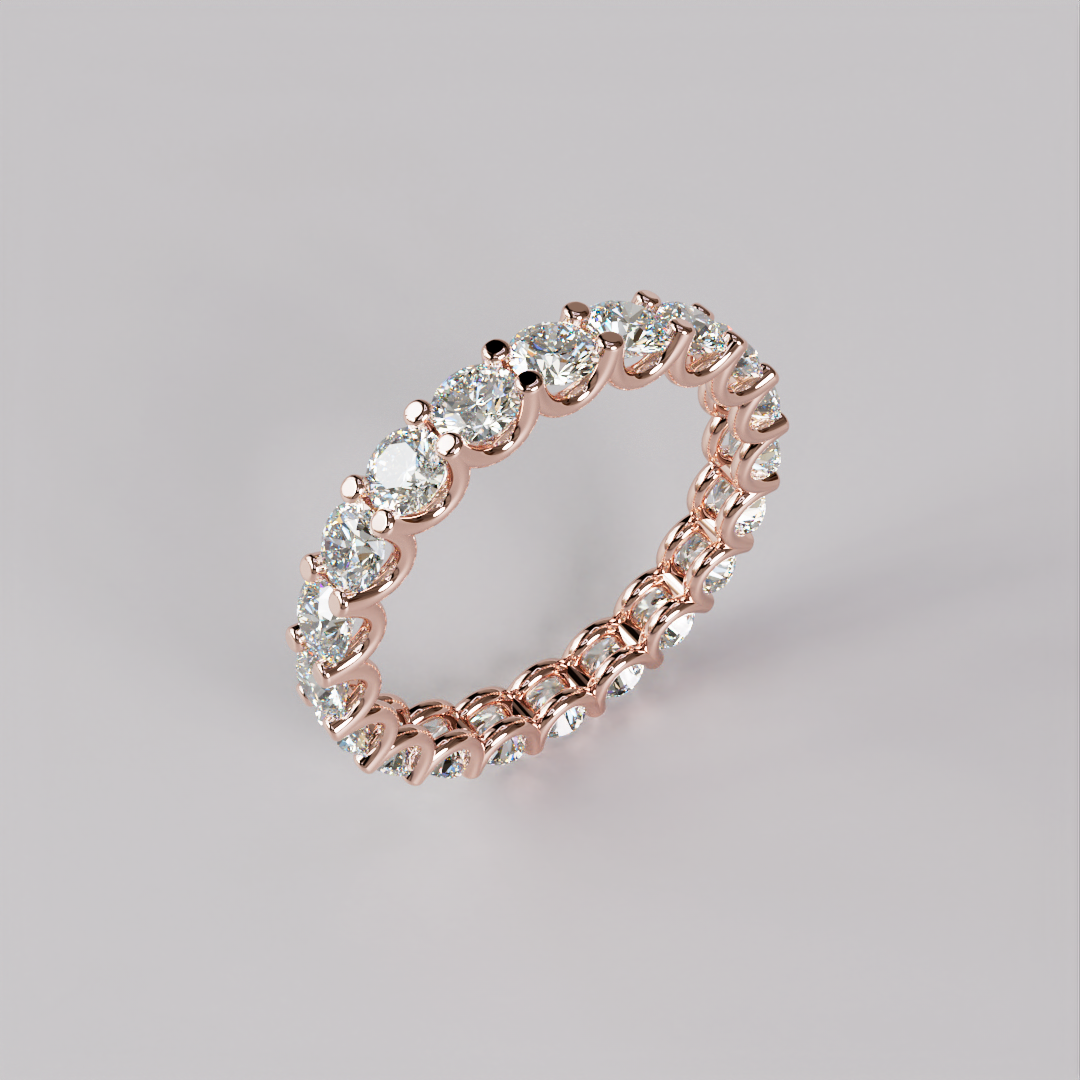 Eternity Ring Bow (M) - Rose Gold