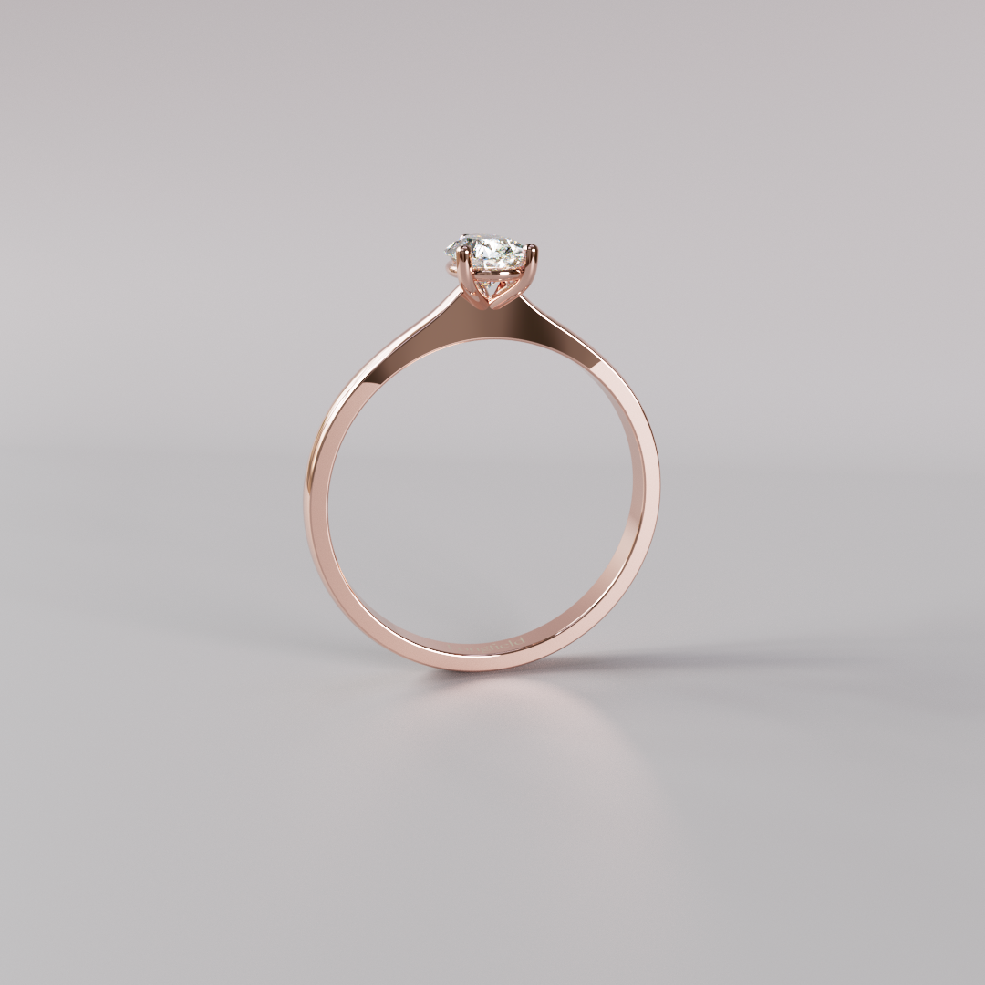 Pear Diamond Ring - 0.5ct