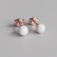 Pearl Earstuds - Rose Gold