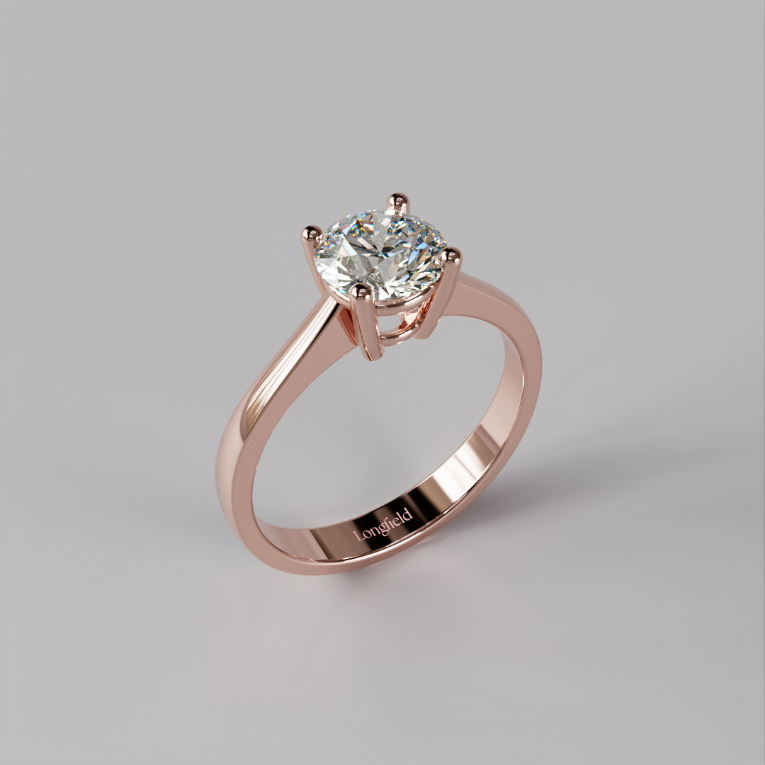 The Love Solitaire - Rose Gold