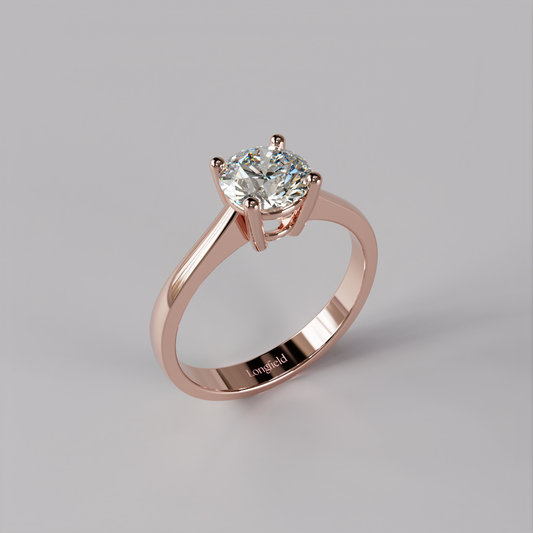 The Love Solitaire - Rose Gold
