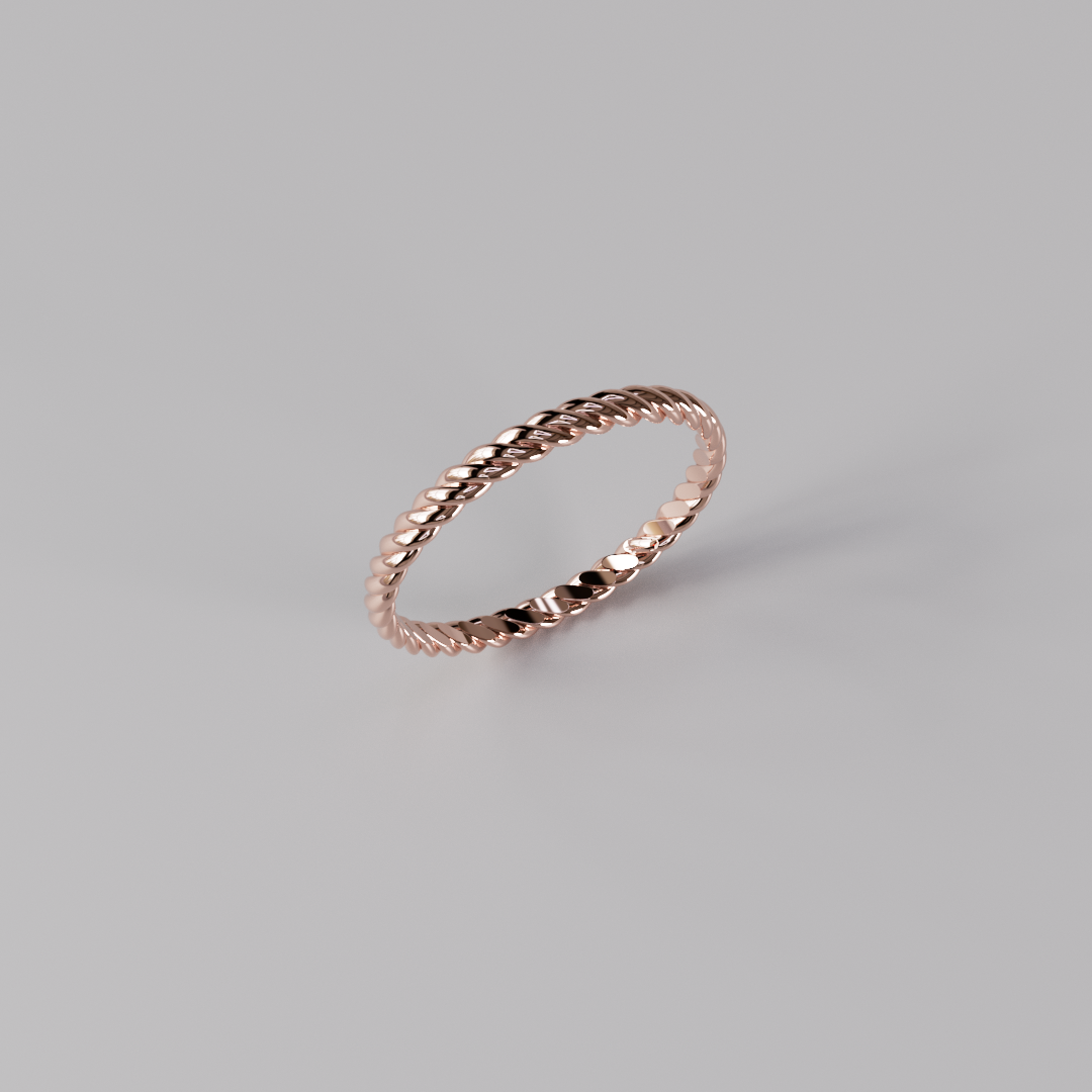 Stacking Twisted Ring