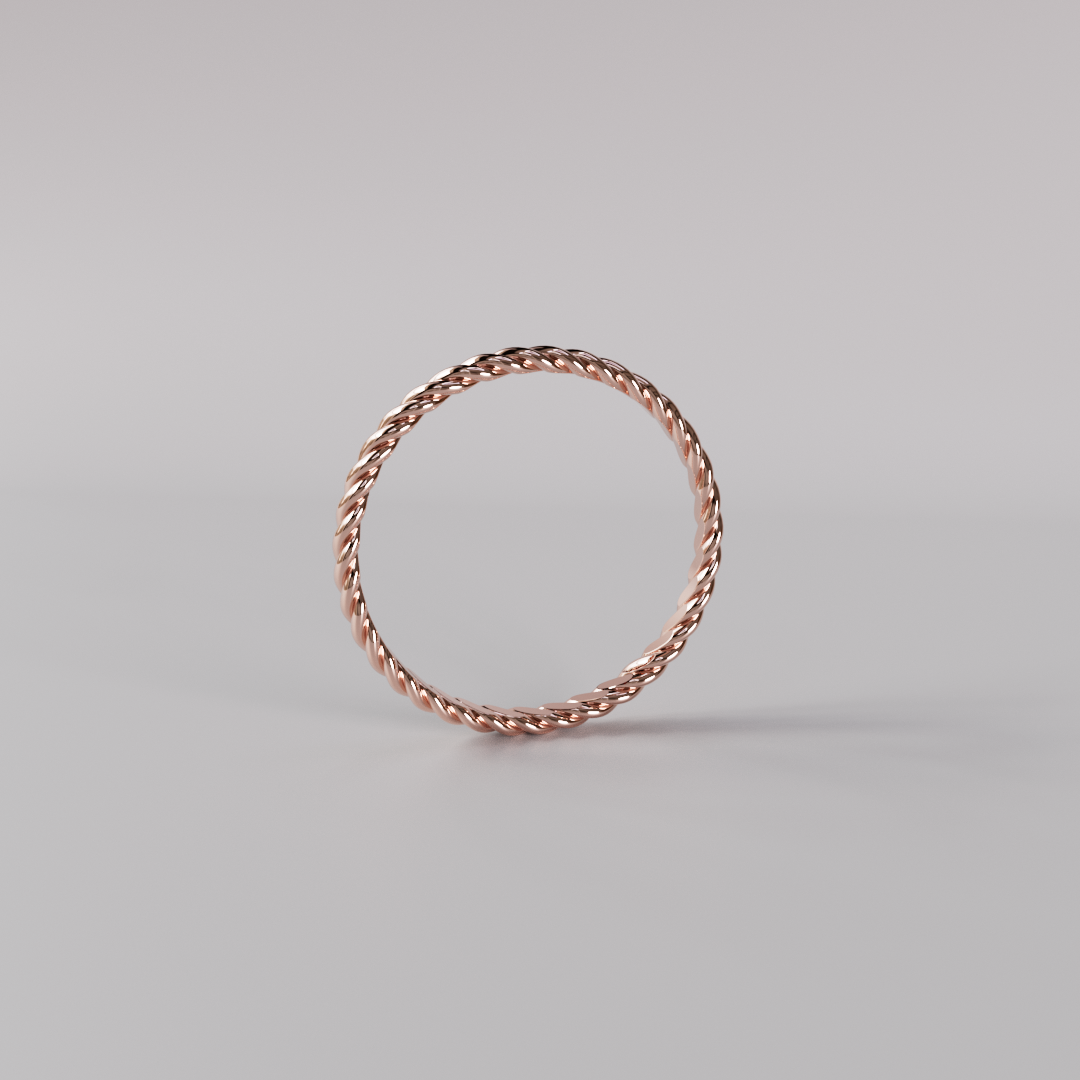 Stacking Twisted Ring
