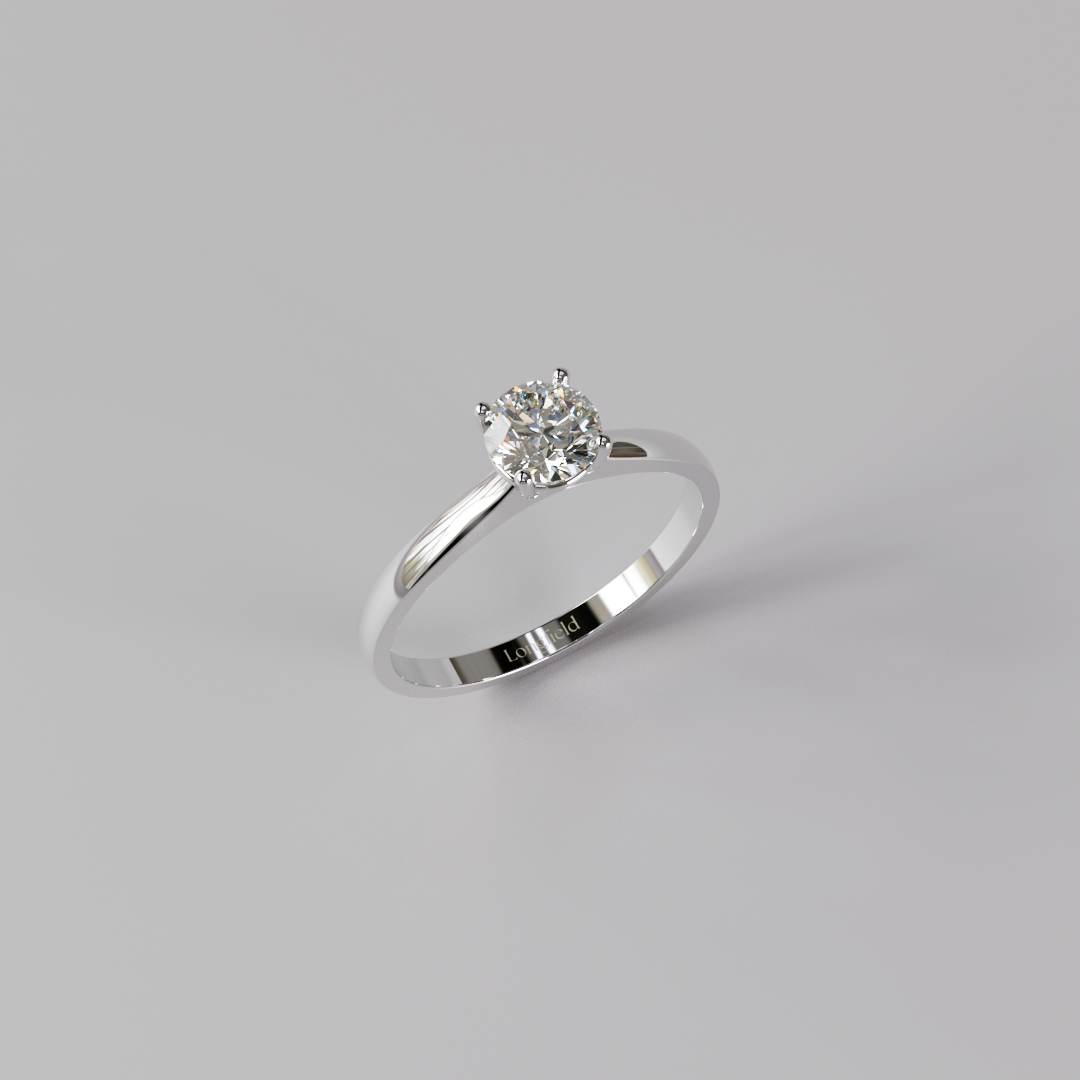 Round Diamond Ring - 0.5ct