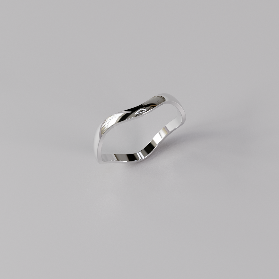 Stacking Curved Ring
