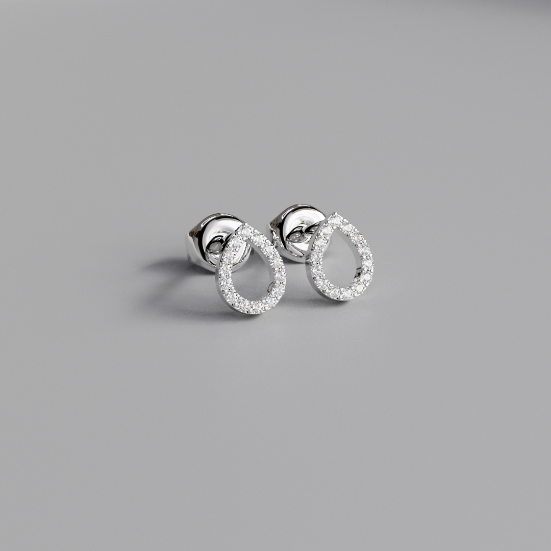 Diamond Drop Earstuds