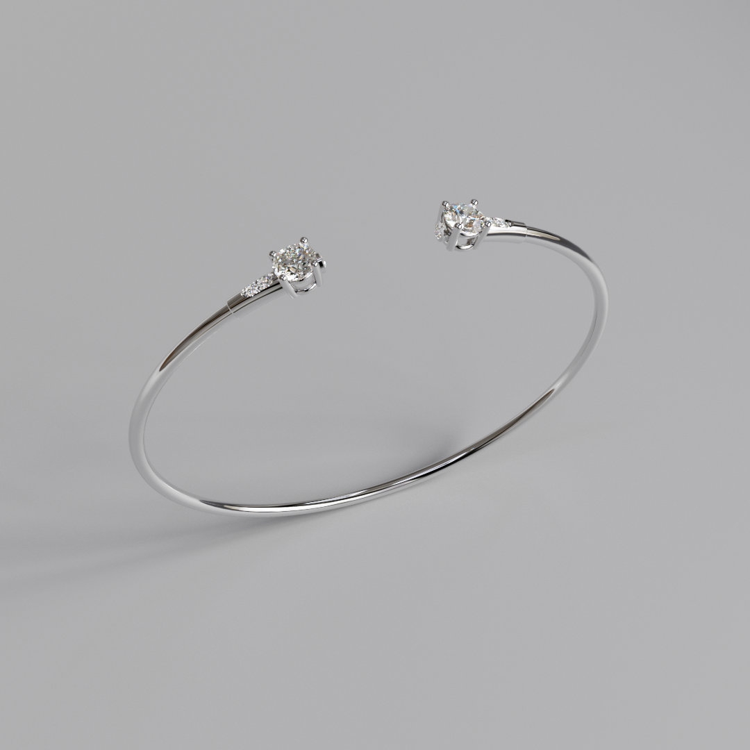 Diamond Bangle - 1.13ct