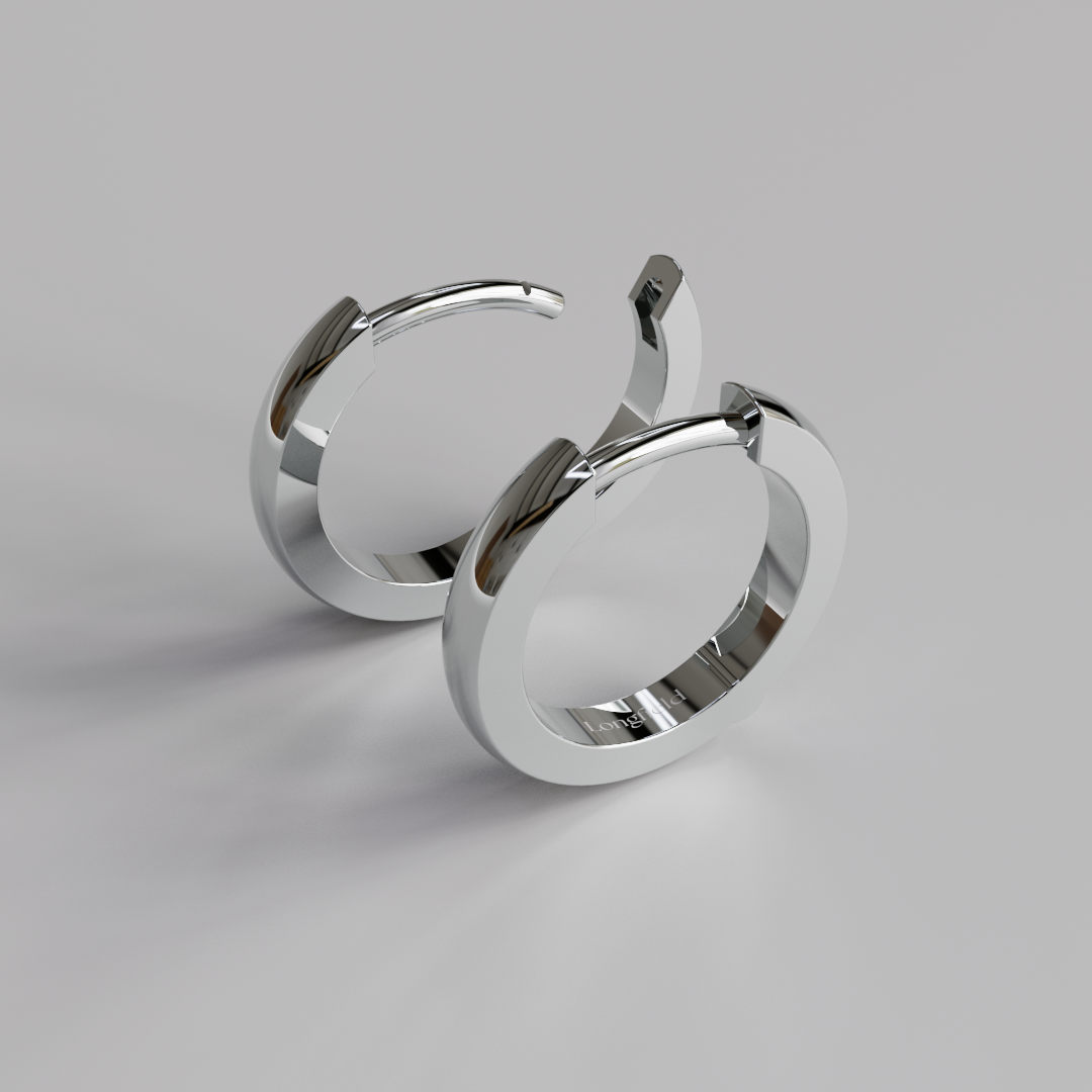 Creoles - White Gold