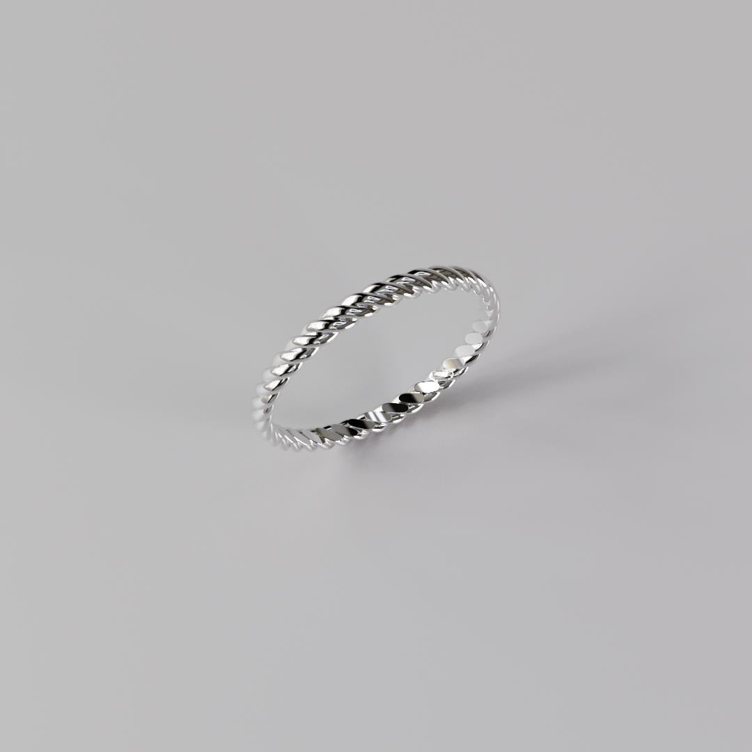 Stacking Twisted Ring