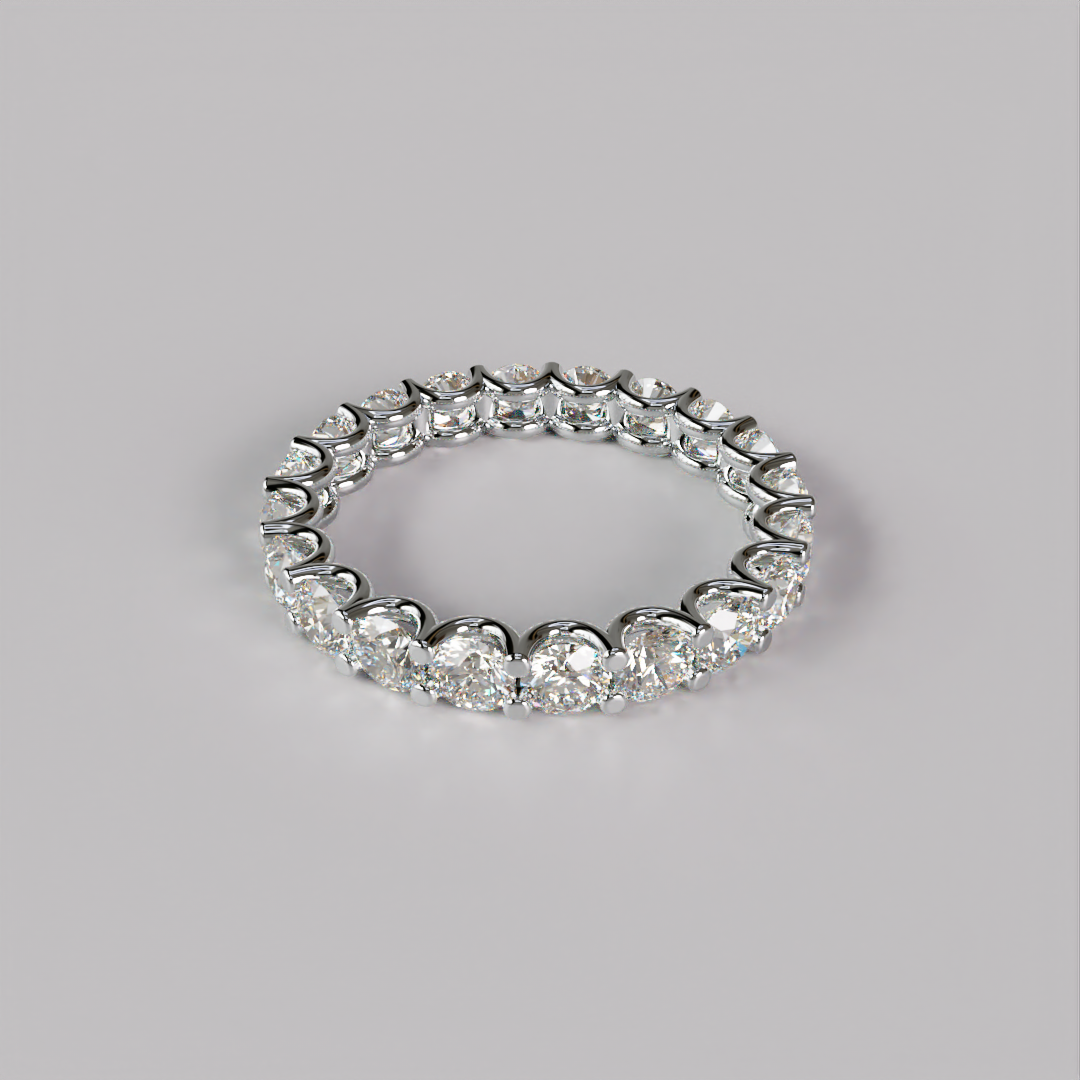 Eternity Ring Bow (M) - White Gold