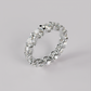Eternity Ring Bow (L) - White Gold