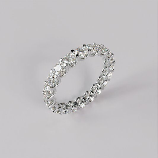 Eternity Ring Bow (M) - White Gold